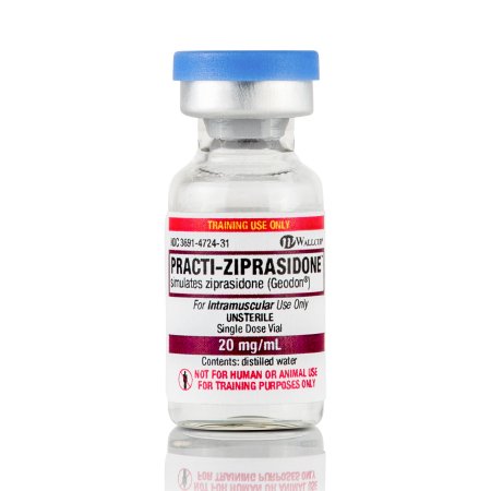 Picture of Clinical Training Medication Practi-Ziprasidone™ 2 mL Vial White Reconstitution Powder473ZP