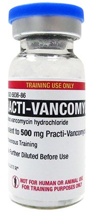 Picture of Clinical Training Medication Practi-Vancomycin™ 10 mL Vial White Reconstitution Powder483VC