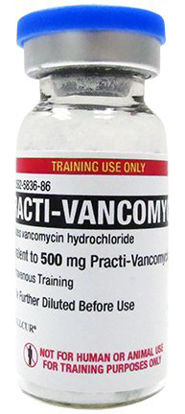 Picture of Clinical Training Medication Practi-Vancomycin™ 10 mL Vial White Reconstitution Powder483VC
