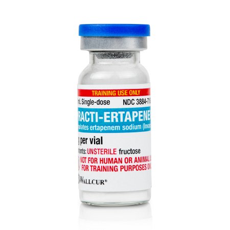 Picture of Clinical Training Medication Practi-Ertapenem Sodium™ 10 mL Vial Unsterile Fructose White Powder111ER