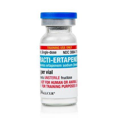Picture of Clinical Training Medication Practi-Ertapenem Sodium™ 10 mL Vial Unsterile Fructose White Powder111ER