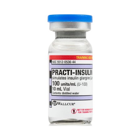 Picture of Clinical Training Medication Practi-Insulin Glargine™ 10 mL Vial Distilled Water Liquid410LT