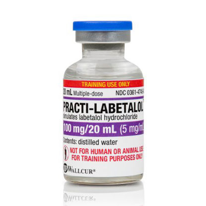 Picture of Clinical Training Medication Practi-Labetalol™ 20 mL Vial Distilled Water Liquid105LB