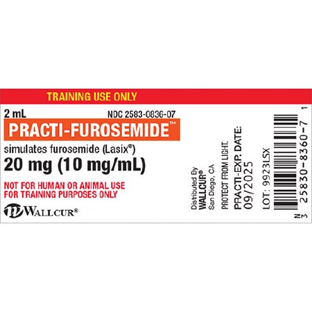 Picture of Training Medication Peel-N-Stick Labels Practi-Furosemide™9923LSX