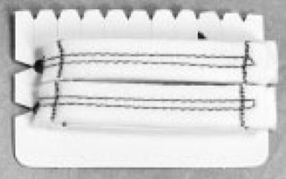 Picture of Surgical Neuro Sponge Gardlok® X-Ray Detectable Cotton 1/2 X 3 Inch 10 Count Card Sterile200104