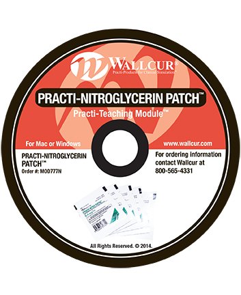Picture of PRACTI-NITROGLYCERIN, PATCH TEACHING MODULE D/SMOD777N