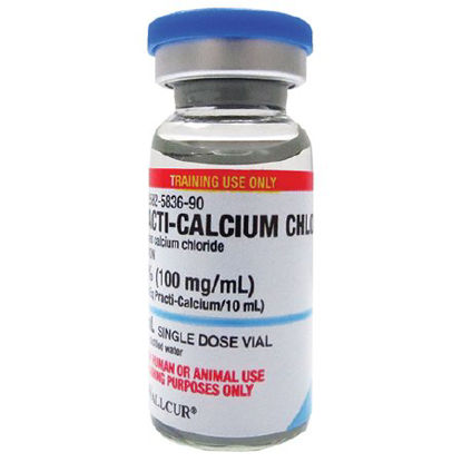 Picture of Clinical Training Medication Practi-Calcium Chloride™ 10 mL Vial Distilled Water Liquid441CC