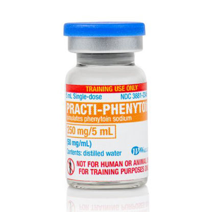 Picture of Clinical Training Medicatin Practi-Phenytoin™ 5 mL Vial Distilled Water Liquid124PY