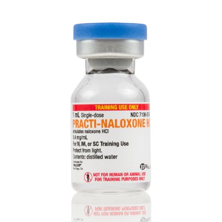 Picture of Clinical Training Medication Practi-Naloxone HCl™ 1 mL Vial Distilled Water Liquid438NX