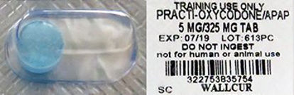 Picture of Clinical Training Medication Practi-Oxycodone and Acetaminophen™ Oral Med 5 mg per Dose Blister Pack Tablet613PC
