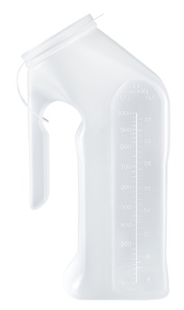 Picture of Male Urinal McKesson 1 Quart / 1000 mL With Closure Single Patient Use51-H140-01