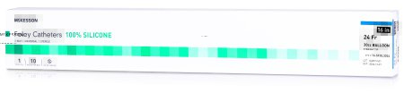 Picture of Foley Catheter McKesson 2-Way Standard Tip 30 cc Balloon 24 Fr. Silicone16-SFOL3024