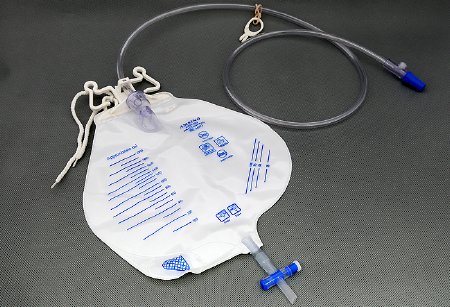 Picture of Urinary Drain Bag AMSure® Anti-Reflux Valve Sterile Fluid Path 2000 mL VinylAS322