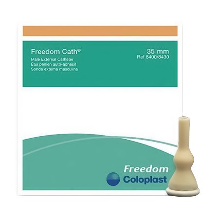 Picture of Male External Catheter Freedom Cath® Self-Adhesive Seal Latex Large8400