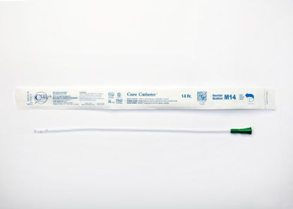 Picture of Urethral Catheter Cure Catheter™ Straight Tip Uncoated PVC 14 Fr. 16 InchM14