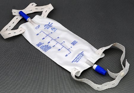 Picture of Urinary Drain Bag AMSure® Anti-Reflux Valve / Twist Drain Valve Sterile Fluid Path 900 mL VinylAS309N