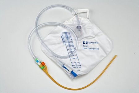 Picture of Indwelling Catheter Tray Kenguard™ Foley 18 Fr. 5 cc Balloon Latex3718