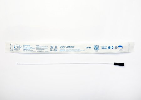 Picture of Urethral Catheter Cure Catheter™ Straight Tip Uncoated PVC 10 Fr. 16 InchM10