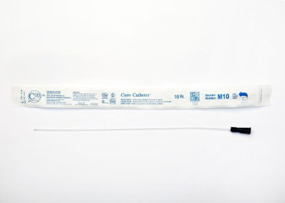 Picture of Urethral Catheter Cure Catheter™ Straight Tip Uncoated PVC 10 Fr. 16 InchM10