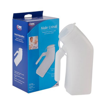 Picture of Male Urinal Carex® 32 oz. / 946 mL With Closure Single Patient UseFGP70700 0000