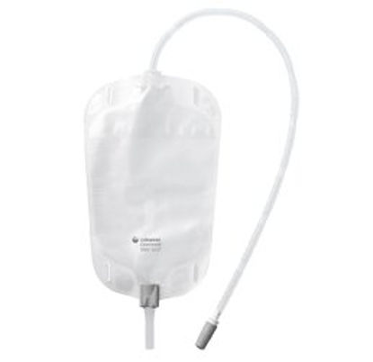 Picture of Urinary Leg Bag Conveen® Security+ Anti-Reflux Valve / Clamp Valve NonSterile 500 mL Vinyl / Flocked21026