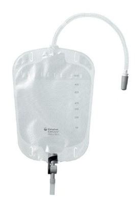 Picture of Urinary Leg Bag Conveen® Security+ Anti-Reflux Valve / Clamp Valve NonSterile 1000 mL Vinyl / Flocked21027