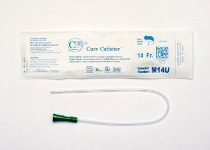 Picture of Urethral Catheter Cure Catheter™ Straight Tip Uncoated PVC 14 Fr. 16 InchM14U