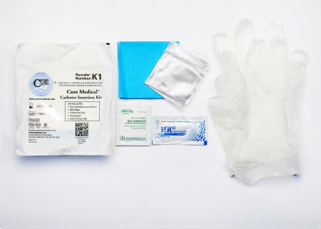Picture of Catheter Insertion Tray Cure® Universal Without Catheter Without Balloon Without CatheterK1