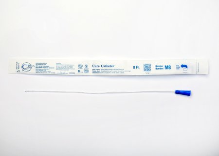 Picture of Urethral Catheter Cure Catheter™ Straight Tip Uncoated PVC 8 Fr. 16 InchM8