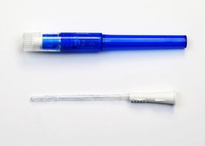Picture of Urethral Catheter Cure Twist™ Straight Tip Lubricated PVC 12 Fr. 6 InchT12