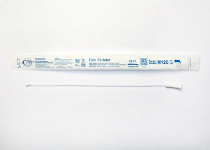 Picture of Urethral Catheter Cure Catheter™ Coude Tip Uncoated PVC 12 Fr. 16 InchM12C
