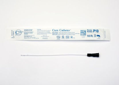 Picture of Urethral Catheter Cure Catheter™ Straight Tip Uncoated PVC 10 Fr. 10 InchP10