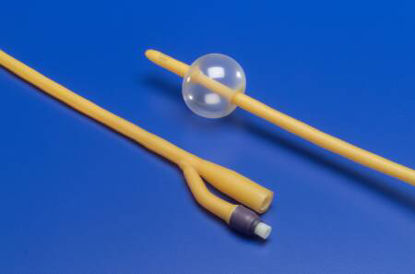 Picture of Foley Catheter Ultramer™ 2-Way Coude Tip 5 cc Balloon 16 Fr. Hydrogel Coated Latex1616C