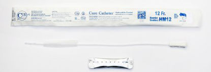 Picture of Urethral Catheter Cure Catheter™ Straight Tip Hydrophilic Coated Plastic 12 Fr. 16 InchHM12