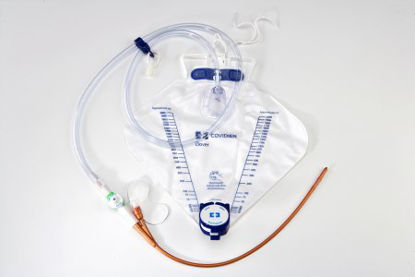 Picture of Indwelling Catheter Kit Dover™ Premium Foley 16 Fr. 5 cc Balloon Silver Hydrogel Coated SiliconePP16XSD