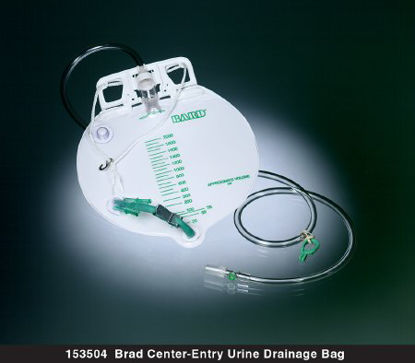 Picture of Urinary Drain Bag Bard® Anti-Reflux Valve Sterile 2000 mL Vinyl153504