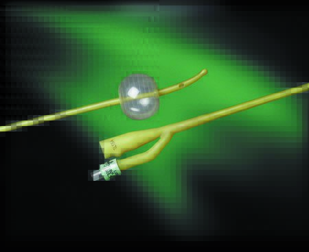 Picture of Foley Catheter Bardex® Lubricath® 2-Way Carson Model Tip 5 cc Balloon 16 Fr. Hydrophilic Polymer Coated Latex0168L16