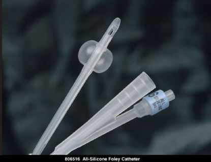 Picture of Foley Catheter Bardia® 2-Way Standard Tip 5 cc Balloon 14 Fr. Silicone806514