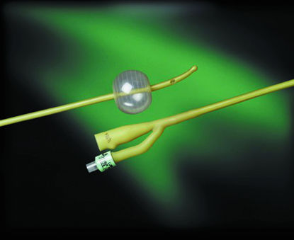 Picture of Foley Catheter Bardex® Lubricath® 2-Way Carson Model Tip 5 cc Balloon 18 Fr. Hydrophilic Polymer Coated Latex0168L18
