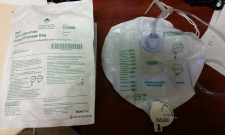 Picture of Urinary Drain Bag Bard® Anti-Reflux Valve 2000 mL Vinyl154006