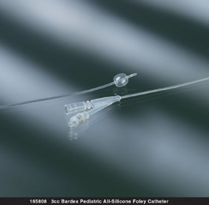 Picture of Foley Catheter Bardex® 2-Way Standard Tip 5 cc Balloon 12 Fr. Silicone165812