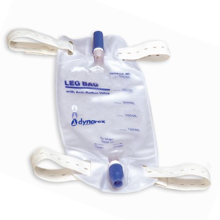 Picture of Urinary Leg Bag Anti-Reflux Valve Sterile Fluid Path 500 mL Vinyl4281