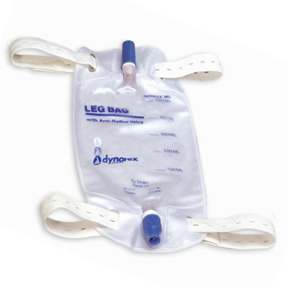 Picture of Urinary Leg Bag Anti-Reflux Valve Sterile Fluid Path 500 mL Vinyl4281