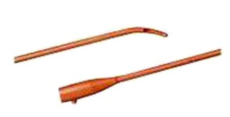 Picture of Urethral Catheter Bardia® Coude Olive Tip Red Rubber 14 Fr. 16 Inch802514