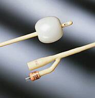Picture of Foley Catheter Bardex® I.C. 2-Way Standard Tip 30 cc Balloon 24 Fr. Silver Alloy Coated Latex0166SI24