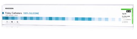 Picture of Foley Catheter McKesson 2-Way Standard Tip 5 cc Balloon 14 Fr. Silicone16-SFOL514
