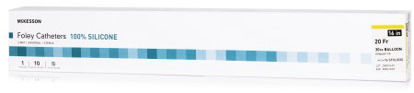 Picture of Foley Catheter McKesson 2-Way Standard Tip 30 cc Balloon 20 Fr. Silicone16-SFOL3020