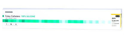 Picture of Foley Catheter McKesson 2-Way Coude Tip 5 cc Balloon 20 Fr. Silicone16-SFOL520C