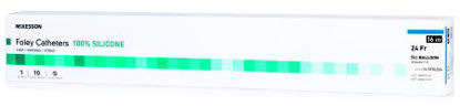 Picture of Foley Catheter McKesson 2-Way Standard Tip 5 cc Balloon 24 Fr. Silicone16-SFOL524