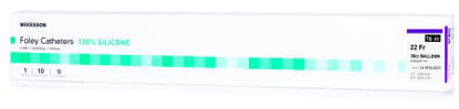 Picture of Foley Catheter McKesson 2-Way Standard Tip 30 cc Balloon 22 Fr. Silicone16-SFOL3022